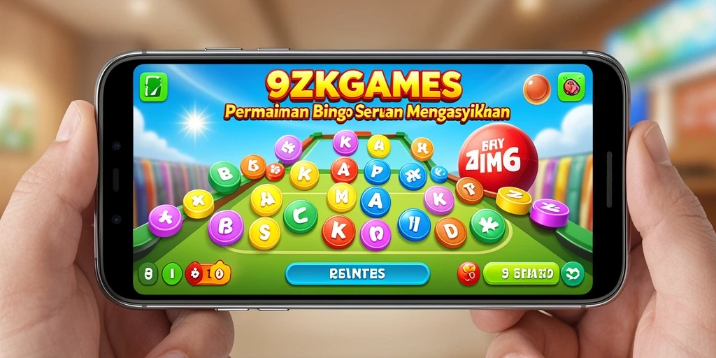 Screenshot gameplay 9ZKGAMES menunjukkan momen seru permainan Bingo.