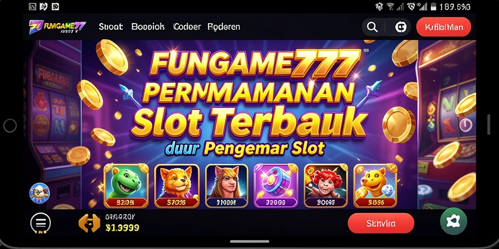 Tampilan menarik dari gameplay Slot di FUNGAME777.