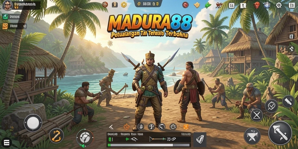 Tampilan gameplay seru di dunia terbuka MADURA88.