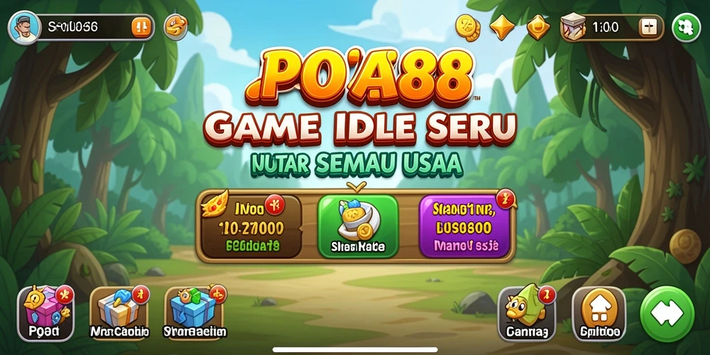 Screenshot gameplay <strong>POA88</strong> menunjukkan suasana seru dalam permainan Idle.