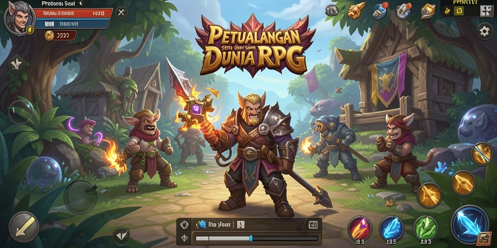 Tampilan gameplay PPRRYY yang seru dan menantang dalam dunia RPG.