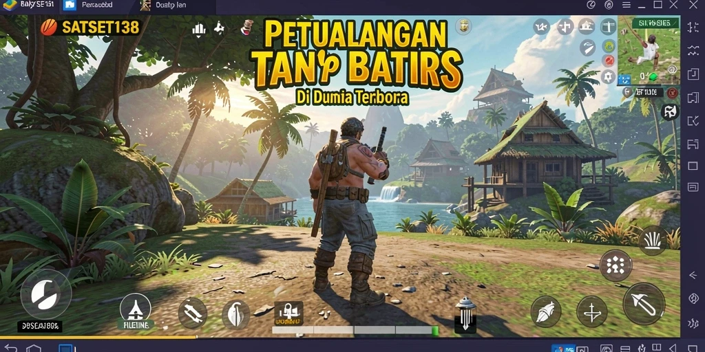 Tampilan gameplay SATSET138 yang menakjubkan dalam dunia terbuka.