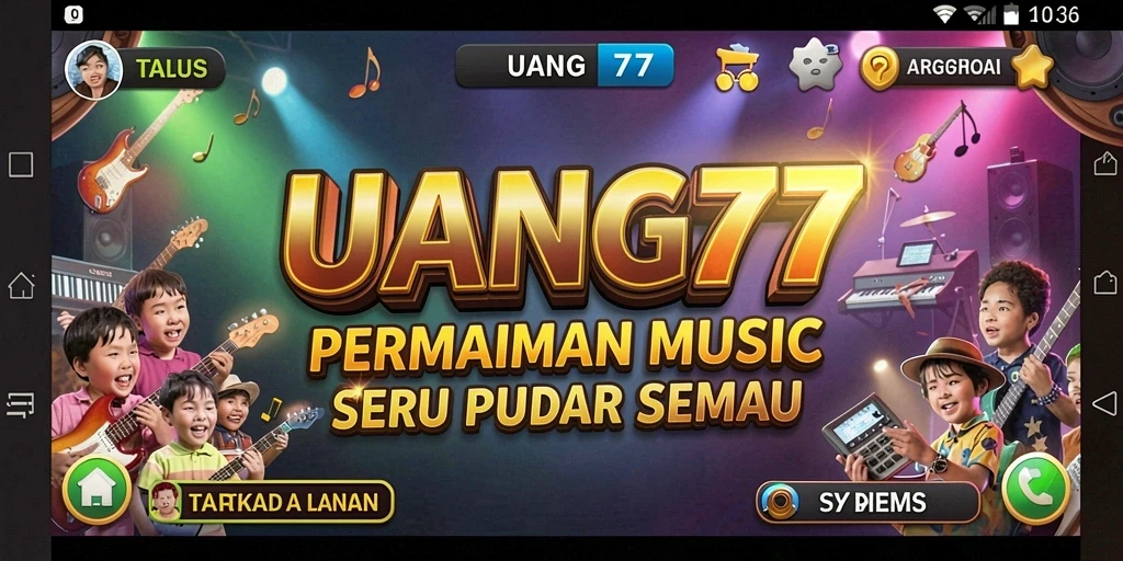 Gameplay menarik dari UANG77 yang menguji keterampilan musik pengguna.