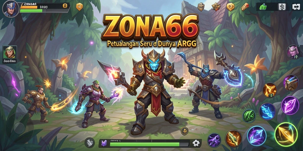 Tangkapan layar gameplay ZONA66 dengan pertarungan yang mendebarkan.